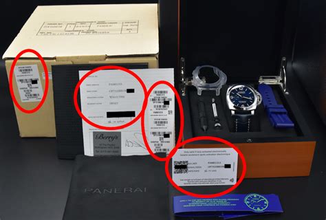 check panerai serial number|pam guard warranty check.